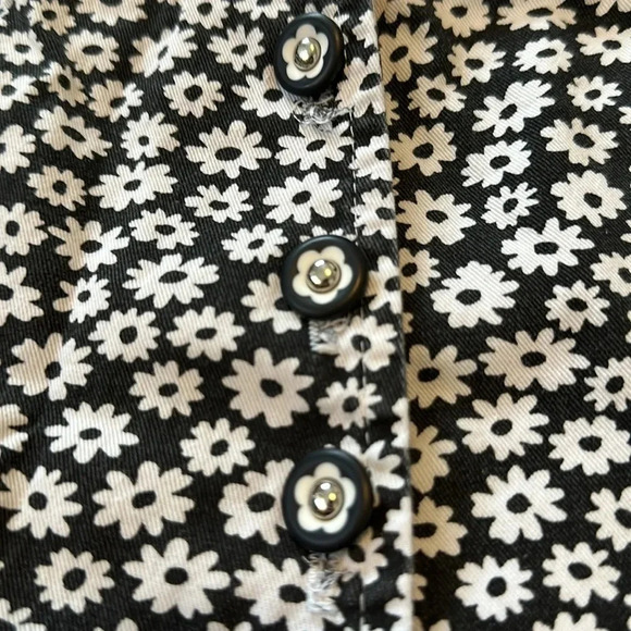 Paquette Skort And Vest Sēt Y2K Sunflower Vintage GUC M - Picture 8 of 9